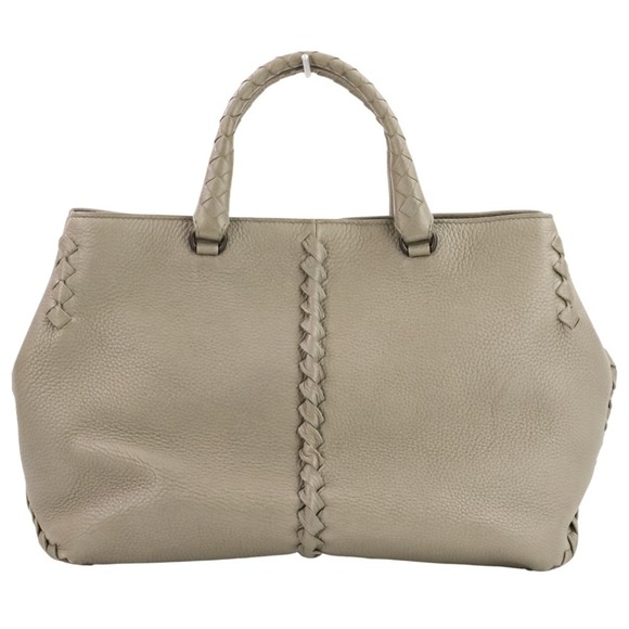 BOTTEGA VENETA Handbags - BOTTEGA VENETA Intrecciato 2-way handbag, gray, for women